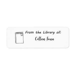 Aus der Bibliothek der Labels, Schulbücherkleber