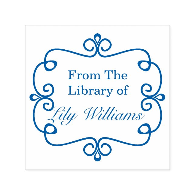 Aus der Bibliothek des Buchzeichens Permastempel (Design)