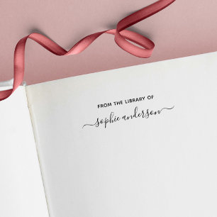 Aus der Bibliothek des trendy Skriptnamens Permastempel