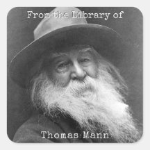 Aus der Bibliothek des Walt Whitman Buchzeichen St