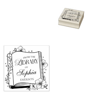 Aus der Bibliothek mit whimsical name Gummistempel