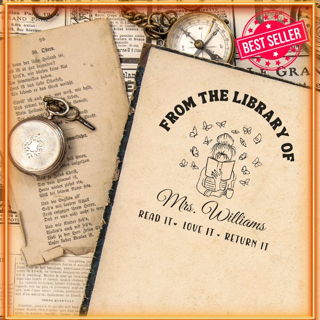 Aus der Bibliothek | Niedliches Butterfly Girly Bo Permastempel (Von Creator hochgeladen)