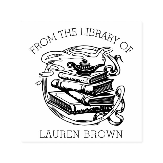 Aus der Bibliothek von ExLibris gehört dieses Buch Permastempel (Design)