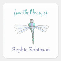 "Aus der Bibliothek von" Libelle personalisierte B