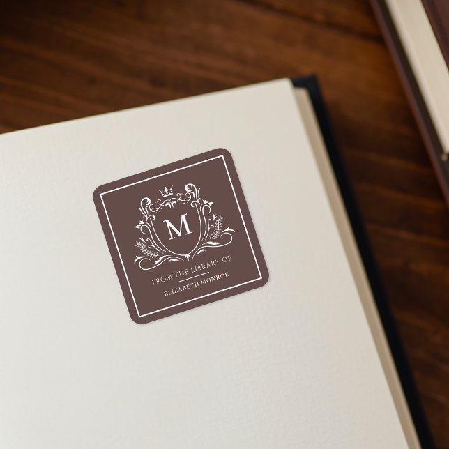 Aus der Bibliothek von Monogramm Bookplate Sticker (Von Creator hochgeladen)