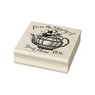 Aus der Bibliothek von Teapot Individueller Stempe Gummistempel