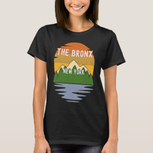 Aus der Bronx New York Vintage-Sonnenuntergang T-Shirt
