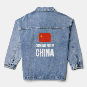 Aus der China kommen Jeansjacke