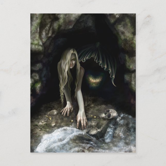 Aus der Dunkelheit Postkarte (Vorderseite)