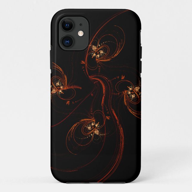 Aus der dunklen Abstrakten Kunst Case-Mate iPhone Hülle (Rückseite)