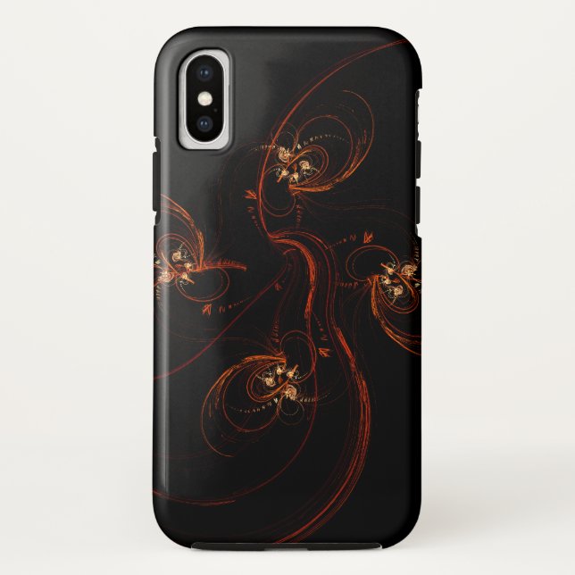 Aus der dunklen Abstrakten Kunst Case-Mate iPhone Hülle (Rückseite)