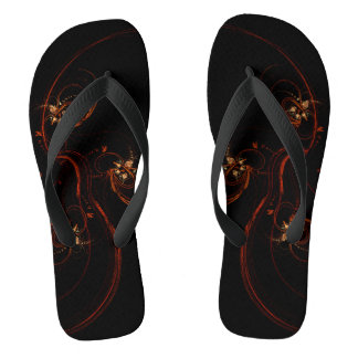 Aus der dunklen Abstrakten Kunst Flip Flops