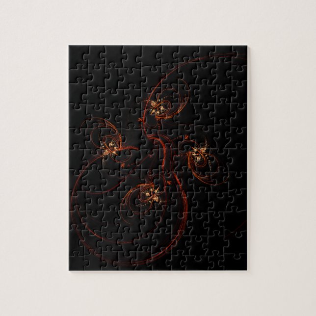 Aus der dunklen Abstrakten Kunst Puzzle (Vertikal)