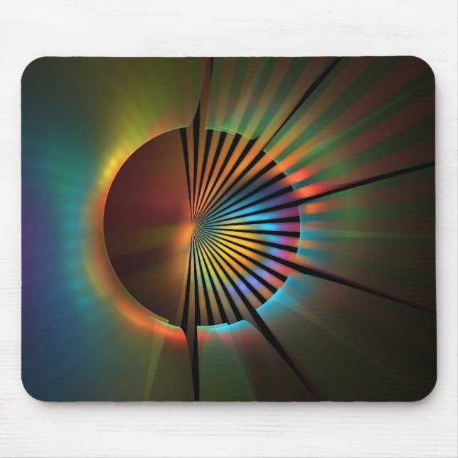 Aus der Ecke meines Auges heraus Mousepad (Vorne)