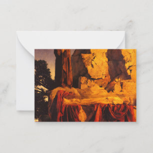 Aus der Geschichte des Schneewittchens 1912 von Pa Mitteilungskarte