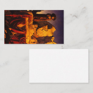 Aus der Geschichte des Schneewittchens 1912 von Pa Visitenkarte