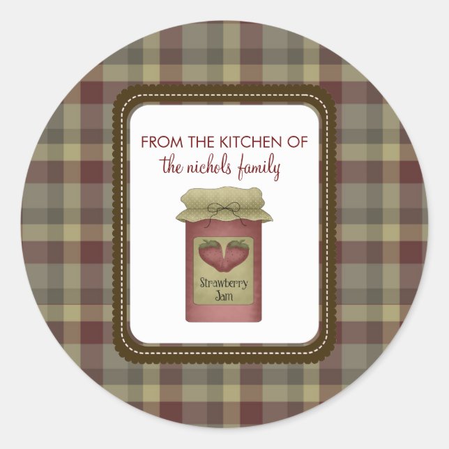 Aus der Küche der Aufkleber (Vorderseite)