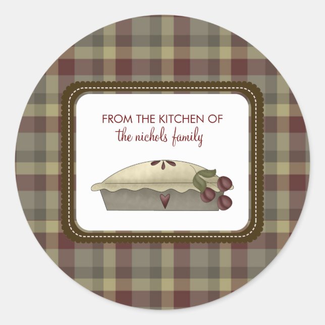 Aus der Küche der Aufkleber (Vorderseite)