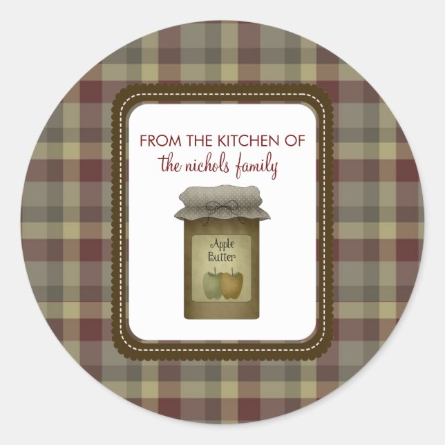 Aus der Küche der Aufkleber (Vorderseite)