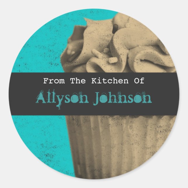 Aus der Küche der Vintagen Aufkleber (Vorderseite)