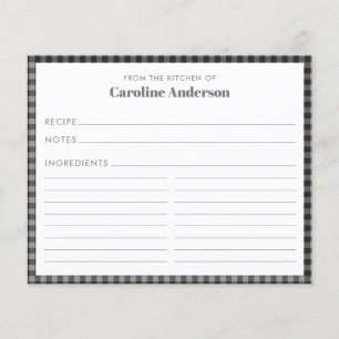 Aus der Küche des Namens Schwarze Karierte Rezept