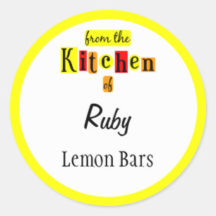 Aus der Küche von Red Yellow Custom Stickers