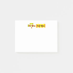 Aus der Küche von Retro Custom Post-it-Notizen Post-it Klebezettel