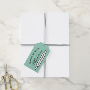 Aus der Küche von, selbstgemacht mit Liebe trendy Geschenkanhänger