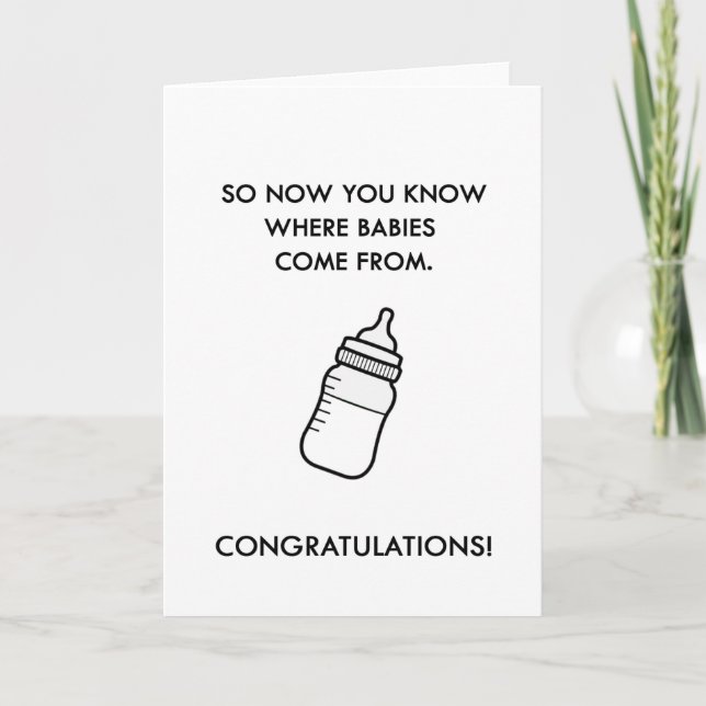 Aus der neuen Babykarte Karte (Vorderseite)