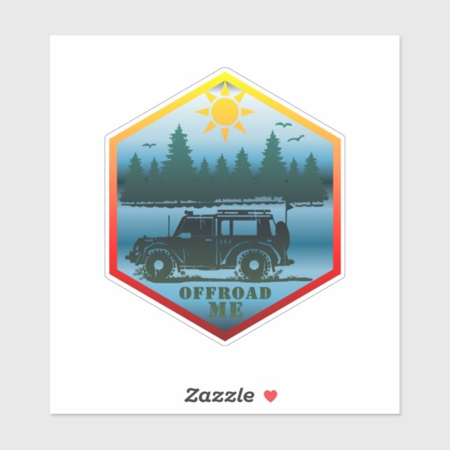 AUS DER STRASSE AUFKLEBER (Blatt)