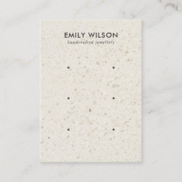 AUS DER WEISSEN TERRAZZO-3-STUDIENKARTE VISITENKARTE