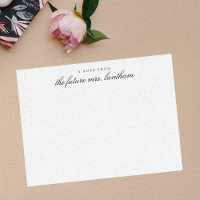 Aus der Zukunft Frau Bridal Personalisiert Dusche