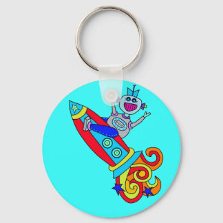 Aus diesem Welt-Roboter Schlüsselanhänger