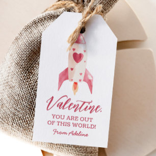 Aus diesem Welt-Weltraum-Kinder-Valentinstag Geschenkanhänger