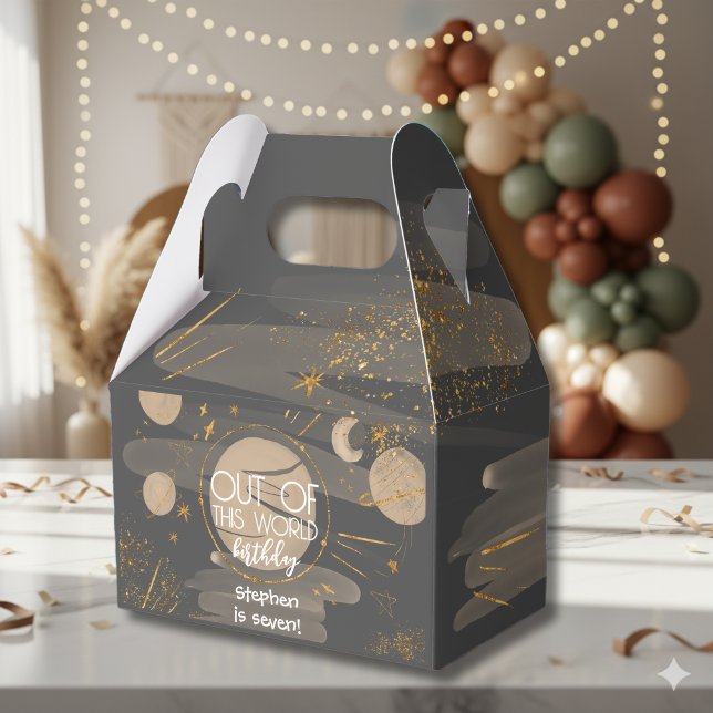 Aus diesem Weltraum Geburtstag Geschenkschachtel (Von Creator hochgeladen)