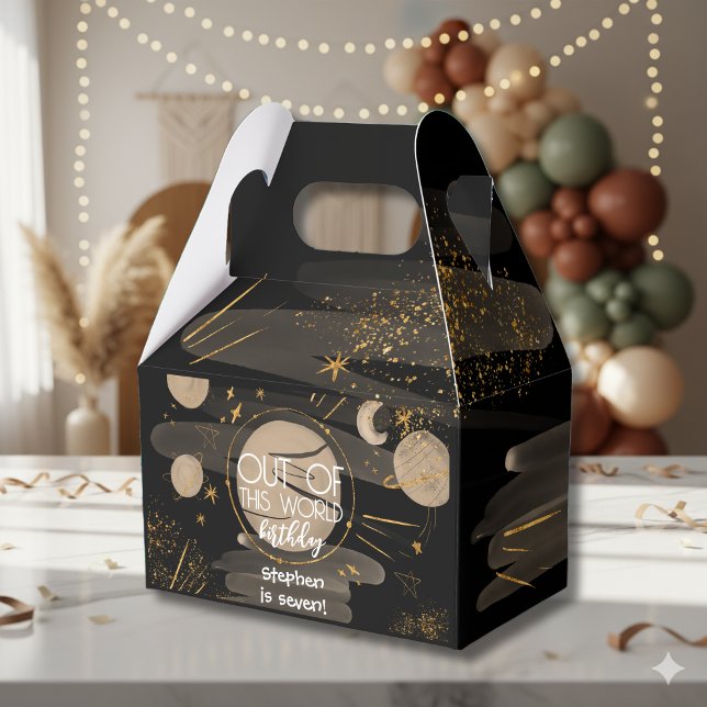 Aus diesem Weltraum Geburtstag Geschenkschachtel (Von Creator hochgeladen)