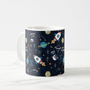 Aus diesem Weltraummuster Kaffeetasse