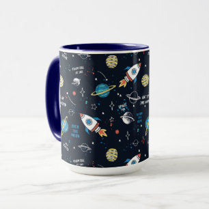 Aus diesem Weltraummuster Tasse