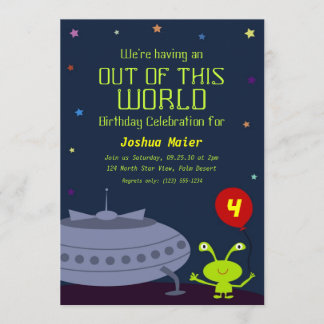 Aus dieser Welt, Einladungen zum Geburtstag