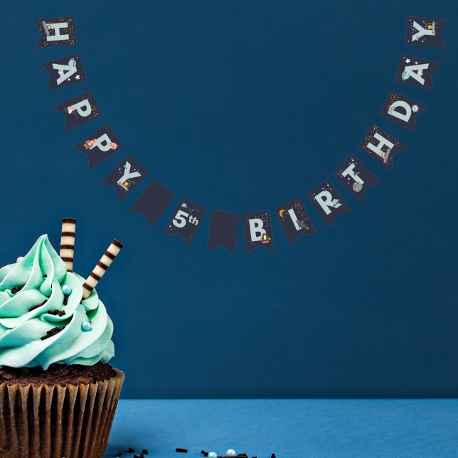 Aus dieser Welt glückliche Geburtstagsbannerflagge Wimpelkette (Von Creator hochgeladen)