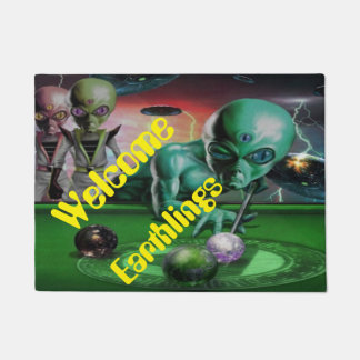 Aus dieser Welt heraus Fußmatte