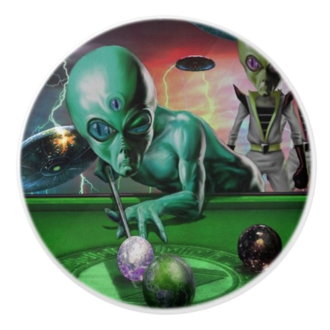 Aus dieser Welt heraus Keramikknauf (Vorderseite)