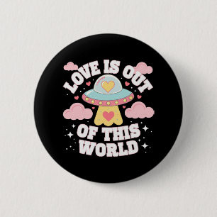 Aus dieser Welt Meme Funny Zitat Button