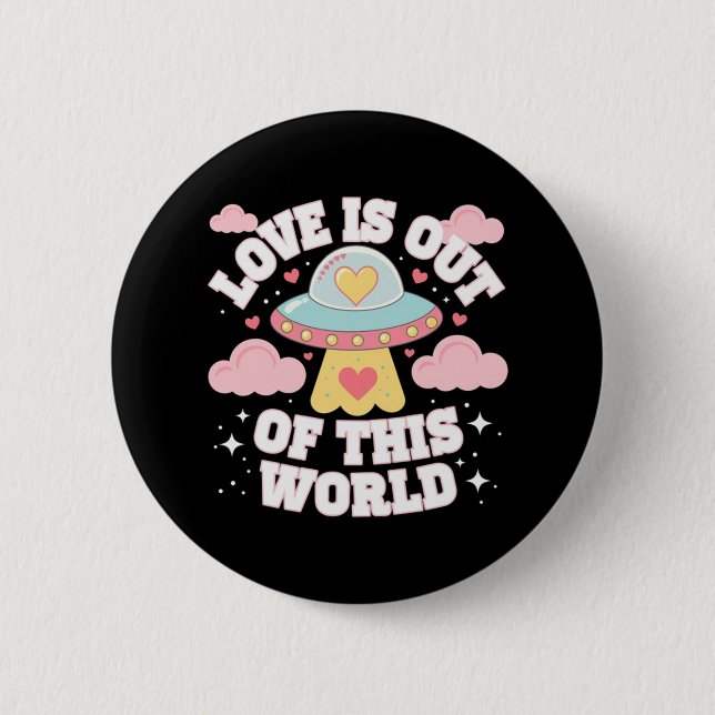 Aus dieser Welt Meme Funny Zitat Button (Vorderseite)