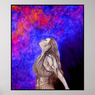 Aus Dunkelheit gezeichnet Poster