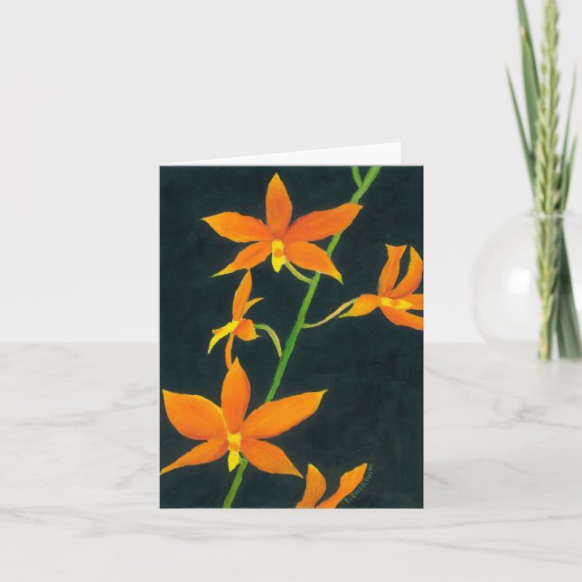 "Aus Dunkelheit heraus" Karte von der (Vorderseite)