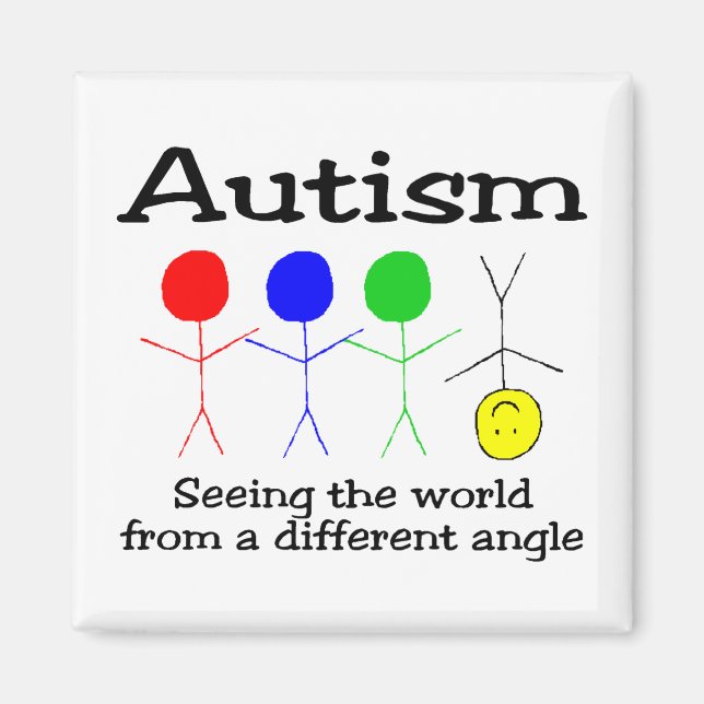 ....Aus einem anderen Winkel (Menschen) Magnet (Vorne)