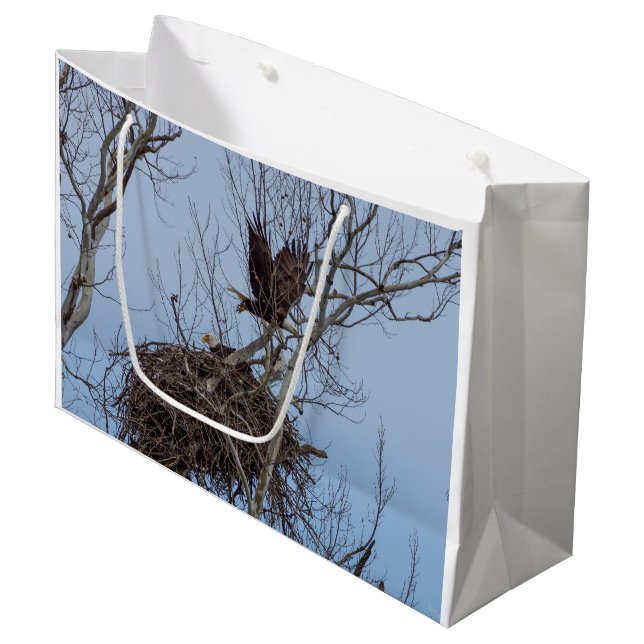 Aus für mehr große geschenktüte (Vorderseite Schrägansicht)