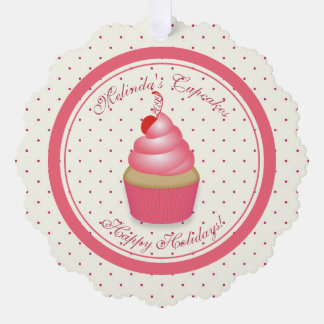 Aus Geschenkartikeln oder Baker Cupcake Ornament Karte