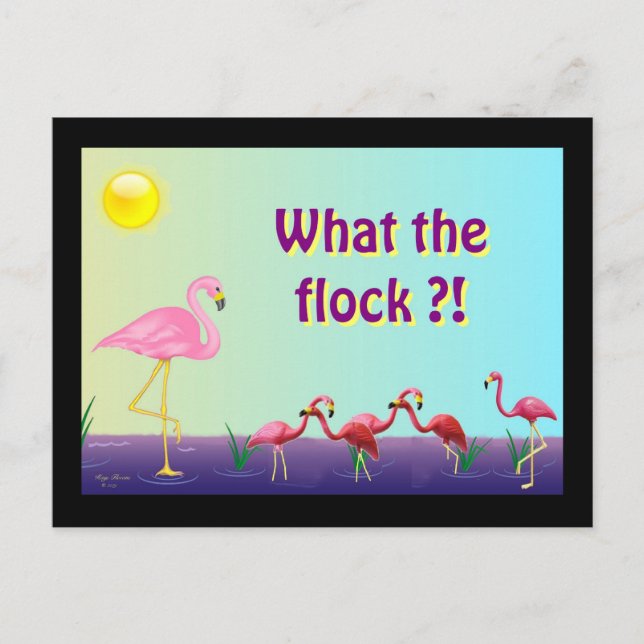 Aus halten postkarte (Vorderseite)